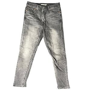 Levi's Wedge Skinny Women's High Rise Button Fly Gray Sz 29